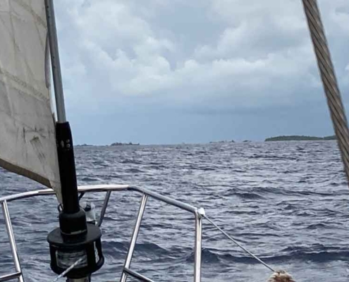 sailing to Fakarava